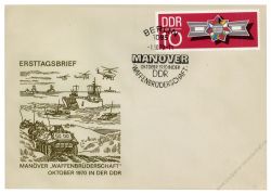 DDR 1970 FDC Mi-Nr. 1615-1616 SSt. Manöver 