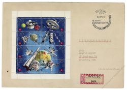 DDR 1971 FDC Mi-Nr. 1636-1643 (Klb) SSt. 10 Jahre bemannte sowjetische Weltraumflge