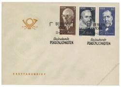 DDR 1971 FDC Mi-Nr. 1644-1649 SSt. Berhmte Persnlichkeiten