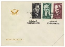 DDR 1971 FDC Mi-Nr. 1644-1649 SSt. Berhmte Persnlichkeiten