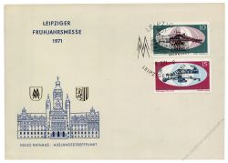 DDR 1971 FDC Mi-Nr. 1653-1654 SSt. Leipziger Frhjahrsmesse