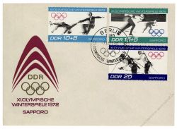 DDR 1971 FDC Mi-Nr. 1725-1730 SSt. Olympische Winterspiele 1972