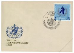 DDR 1972 FDC Mi-Nr. 1748 SSt. Welt-Gesundheitstag