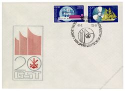 DDR 1972 FDC Mi-Nr. 1773-1777 SSt. 20 Jahre Gesellschaft fr Sport und Technik