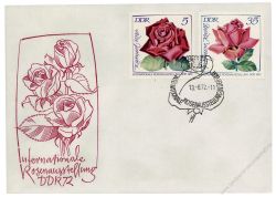 DDR 1972 FDC Mi-Nr. 1763-1768 SSt. Internationale Rosenausstellung