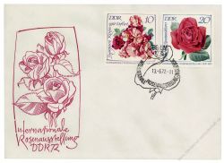 DDR 1972 FDC Mi-Nr. 1763-1768 SSt. Internationale Rosenausstellung