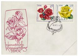 DDR 1972 FDC Mi-Nr. 1763-1768 SSt. Internationale Rosenausstellung