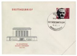 DDR 1972 FDC Mi-Nr. 1784 SSt. 90. Geburtstag von Georgi Dimitrow