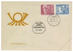 DDR 1973 FDC Mi-Nr. 1820-1821 ESt. Aufbau in der DDR