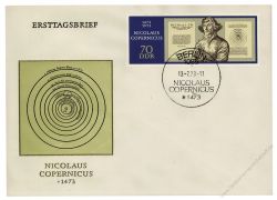 DDR 1973 FDC Mi-Nr. 1828 SSt. 500. Geburtstag von Nikolaus Kopernikus