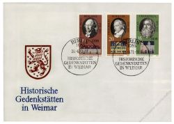 DDR 1973 FDC Mi-Nr. 1856-1861 SSt. Historische Gedenksttten in Weimar