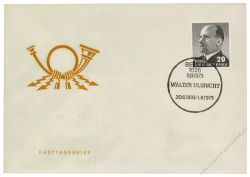 DDR 1973 FDC Mi-Nr. 1870 SSt. Tod von Walter Ulbricht
