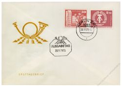 DDR 1973 FDC Mi-Nr. 1899-1900 ESt. Aufbau in der DDR