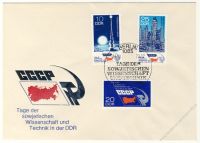 DDR 1973 FDC Mi-Nr. 1887-1889 SSt. Tage der sowjetischen Wissenschaft und Technik in der DDR