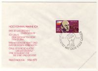 DDR 1974 FDC Mi-Nr. 1921 SSt. 1. Todestag von Pablo Neruda