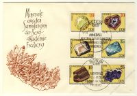 DDR 1974 FDC Mi-Nr. 2006-2011 SSt. Minerale aus den Sammlungen der Bergakademie Freiberg