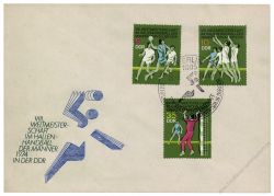 DDR 1974 FDC Mi-Nr. 1928-1930 SSt. Hallenhandball-Weltmeisterschaft der Mnner