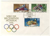 DDR 1976 FDC Mi-Nr. 2126-2131 SSt. Olympische Sommerspiele
