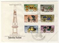 DDR 1976 FDC Mi-Nr. 2147-2152 SSt. Historische Kutschen