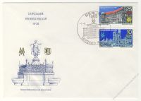 DDR 1976 FDC Mi-Nr. 2161-2162 SSt. Leipziger Herbstmesse