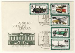 DDR 1977 FDC Mi-Nr. 2254-2258 SSt. Verkehrsmuseum Dresden