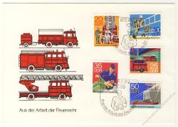 DDR 1977 FDC Mi-Nr. 2276-2280 SSt. Feuerwehr