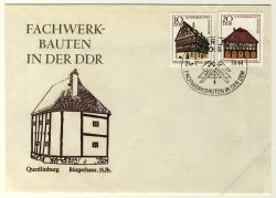 DDR 1978 FDC Mi-Nr. 2294-2298 SSt. Fachwerkbauten