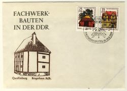 DDR 1978 FDC Mi-Nr. 2294-2298 SSt. Fachwerkbauten