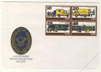 DDR 1978 FDC Mi-Nr. 2299-2302 (ZD) SSt. Posttransport frher und heute