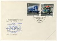 DDR 1979 FDC Mi-Nr. 2414-2417 SSt. Schienenfahrzeuge