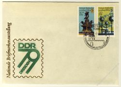 DDR 1979 FDC Mi-Nr. 2441-2442 SSt. Nationale Briefmarkenausstellung DDR