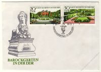 DDR 1980 FDC Mi-Nr. 2486-2489 SSt. Barockgrten
