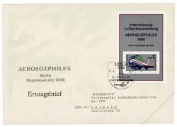 DDR 1980 FDC Mi-Nr. 2520 (Block 59) SSt. 25 Jahre INTERFLUG