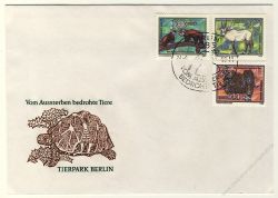 DDR 1980 FDC Mi-Nr. 2522-2527 SSt. Vom Aussterben bedrohte Tiere