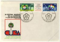 DDR 1978 FDC Mi-Nr. 2345-2346 (ZD) SSt. Weltfestspiele der Jugend und Studenten