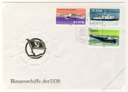 DDR 1981 FDC Mi-Nr. 2651-2656 SSt. Binnenschiffe