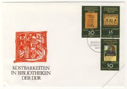 DDR 1981 FDC Mi-Nr. 2636-2638 SSt. Kostbarkeiten in Bibliotheken der DDR