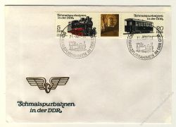 DDR 1981 FDC Mi-Nr. 2629-2632 (ZD) SSt. Schmalspurbahnen