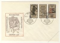 DDR 1982 FDC Mi-Nr. 2697-2698 (ZD) SSt. Internationale Buchkunstausstellung