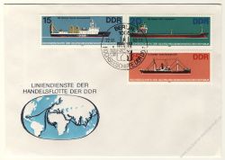 DDR 1982 FDC Mi-Nr. 2709-2714 SSt. Hochseeschiffe