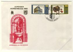 DDR 1982 FDC Mi-Nr. 2733-2734 SSt. Leipziger Herbstmesse