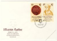 DDR 1982 FDC Mi-Nr. 2754-2757 SSt. 500. Geburtstag von Martin Luther