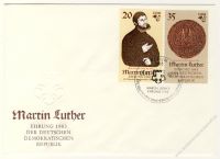 DDR 1982 FDC Mi-Nr. 2754-2757 SSt. 500. Geburtstag von Martin Luther