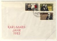 DDR 1983 FDC Mi-Nr. 2783-2788 SSt. 100. Todestag von Karl Marx