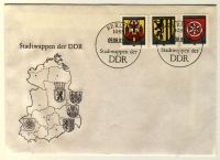 DDR 1983 FDC Mi-Nr. 2817-2821 SSt. Stadtwappen