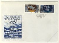 DDR 1983 FDC Mi-Nr. 2839-2842 SSt. Olympische Winterspiele 1984 in Sarajevo