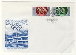 DDR 1983 FDC Mi-Nr. 2839-2842 SSt. Olympische Winterspiele 1984 in Sarajevo