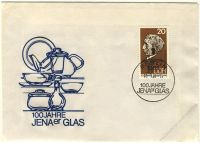 DDR 1984 FDC Mi-Nr. 2848 SSt. 100 Jahre Jenaer Glas