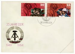 DDR 1984 FDC Mi-Nr. 2898-2901 SSt. 35 Jahre Deutsche Demokratische Republik