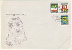 DDR 1985 FDC Mi-Nr. 2934-2938 SSt. Stadtwappen